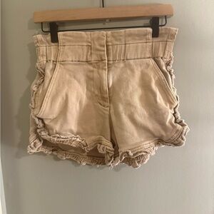 Dear John Cream High Waist Shorts